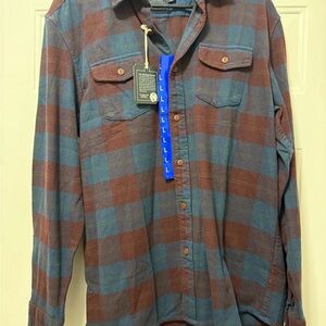 Grayers Heritage Flannel in Blue and red